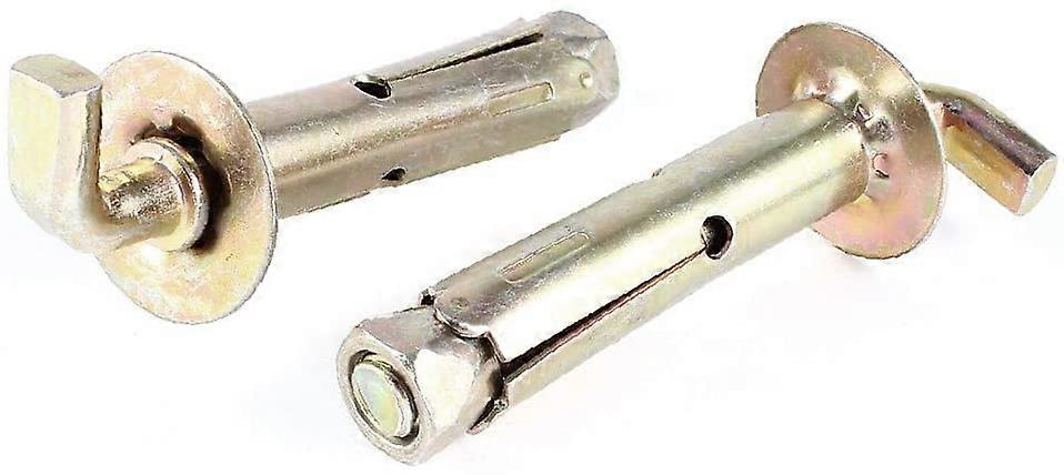 Nut Expansion Sleeve, 2 Pack Bronze Tone Hexagon Nut Sleeve Anchor Tool for Expansion Bolts, Heavy-Duty Fasteners