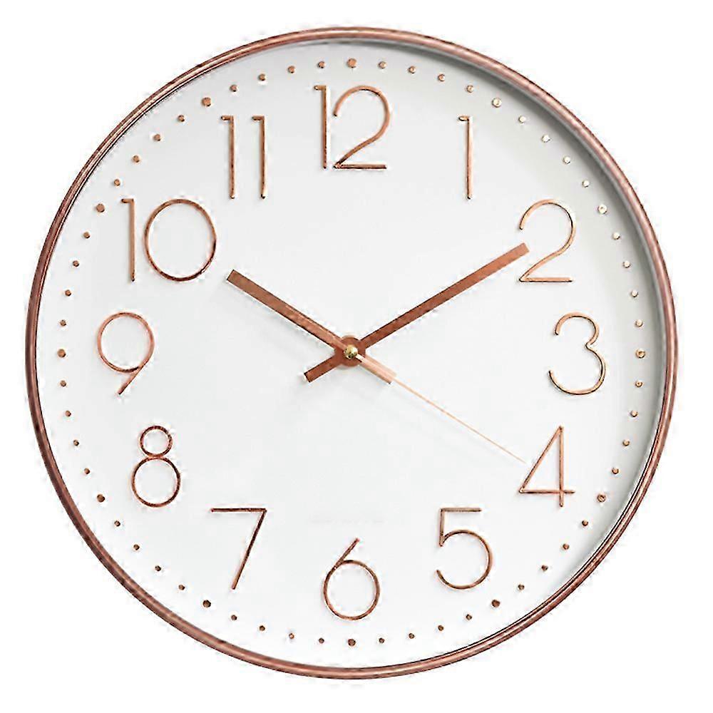 Wall Clock Silent Non Ticking Quality Quartz