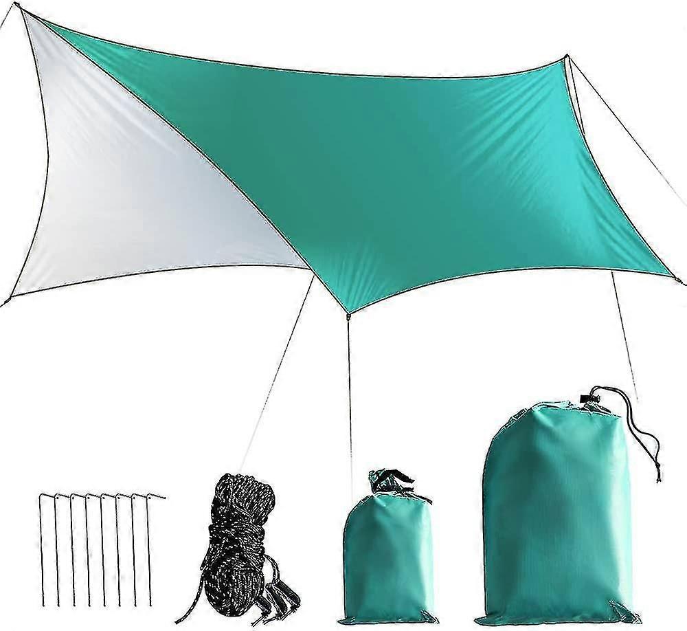 Waterproof Tent Tarp With Ropes And Pegs