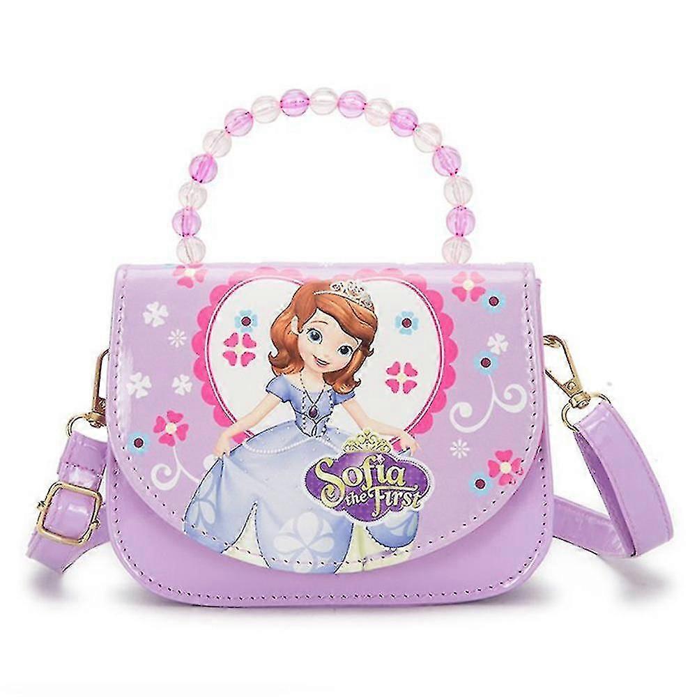 Kids Girls Frozen Elsa Anna Sophia Princess Print Bag Mini Handbag Shoulder Bag