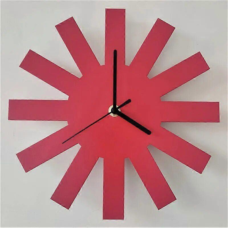 Design geometric de simplu Home Style Silent Clock Wall Camera pentru copii Model Room Silent Clock Soft Decoration Camera de zi