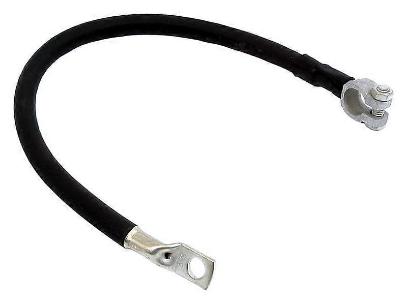 2 Gauge Battery Cable 23 Feet Black PVC Negative Terminal for Automotive and Marine Use