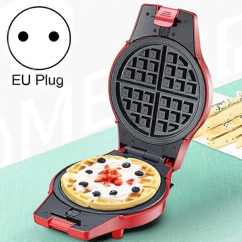 3-in-1 Multi-Function Eleictric Baking Pan Breakfast Maker Donut Sandwich Waffle Maker Pizza Maker, EU Plug 3-in-1 Multi-Function Waffle Maker