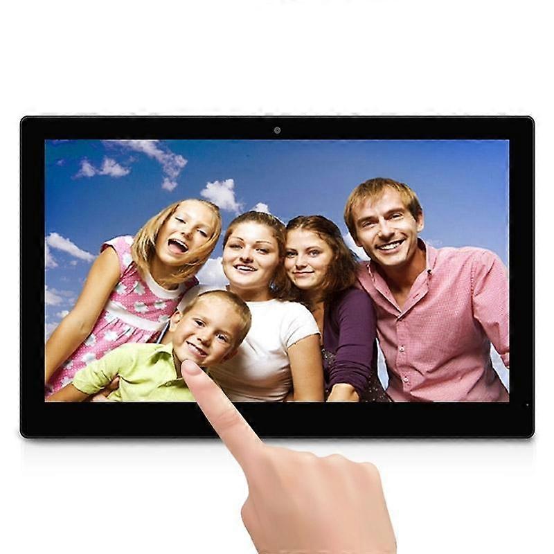 HSD-P514 18.5 inch LCD Touch Screen All in One PC with Holder, 4GB+32GB, Android 14 RK3576S Octa Core, US Plug (Black)