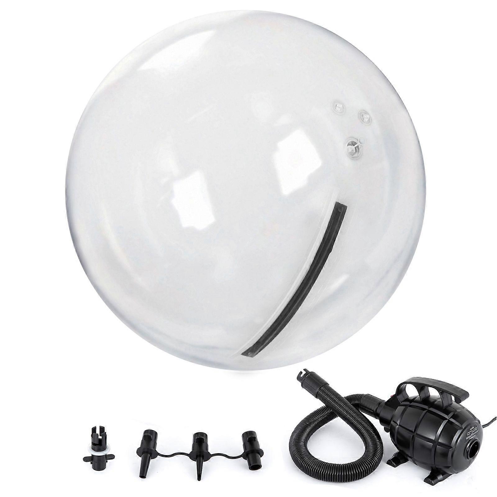2M Loop op Water Walking Ball Roll Opblaasbare Zorb Ball w / Duitse ritssluiting PVC