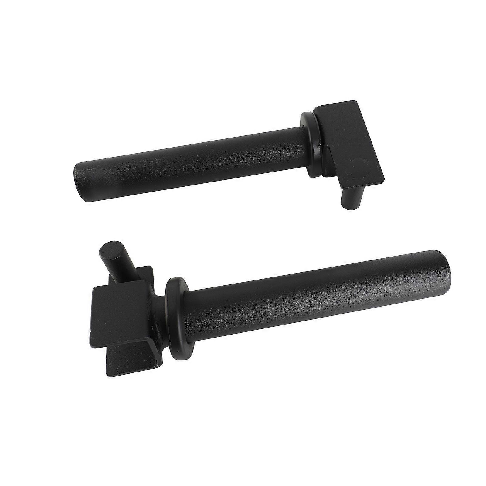 Weight Plate Holder Attachment Black Locking Design Weight Plate Storage Rack Attachment for Power Rack