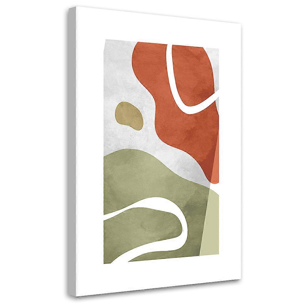 Imprimeu pe pânză, Forme abstracte boho - 40x60