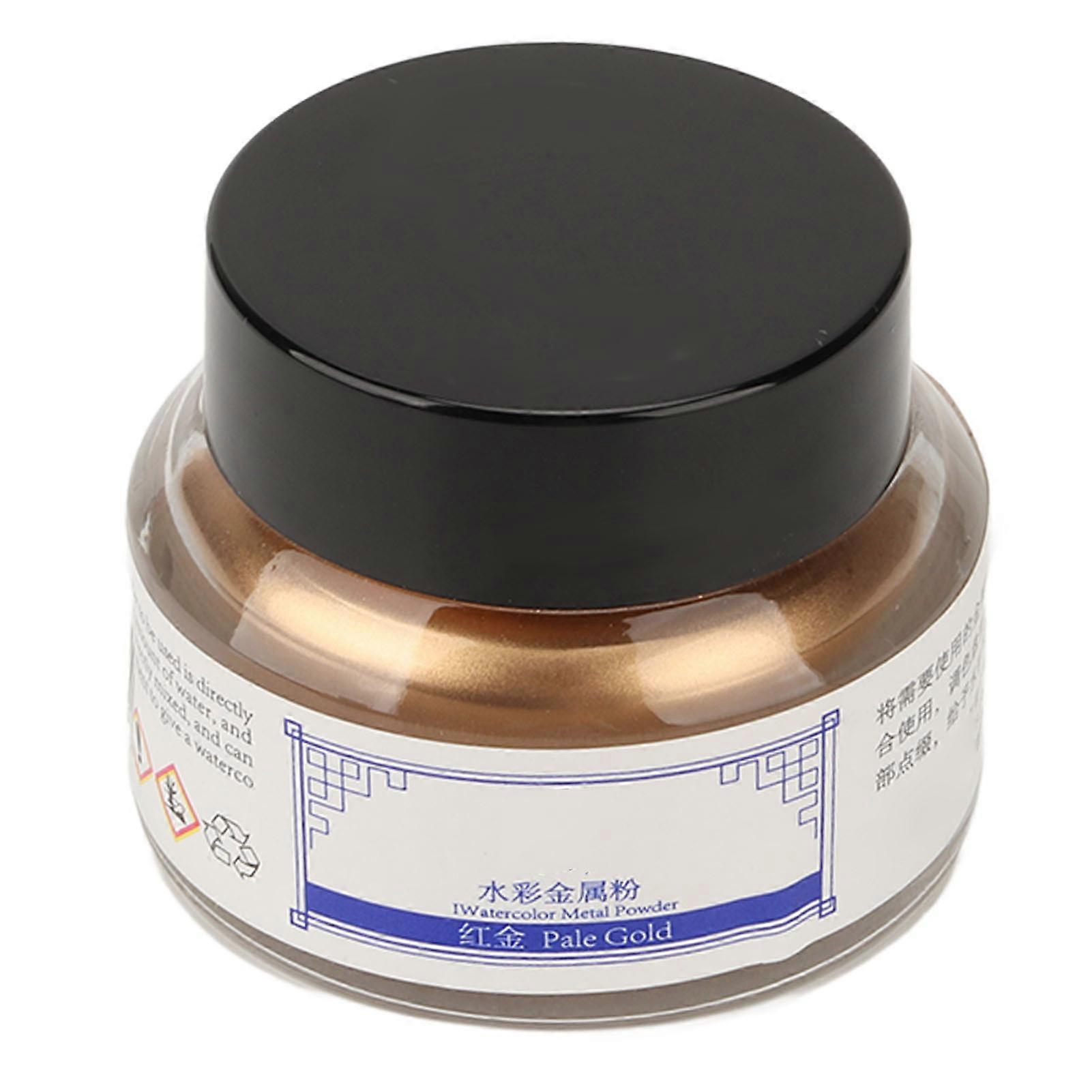 Metallic Powder Red Gold Delicate Paste Shiny Sparkling Adhesive Epoxy Resin Pigment for Watercolor