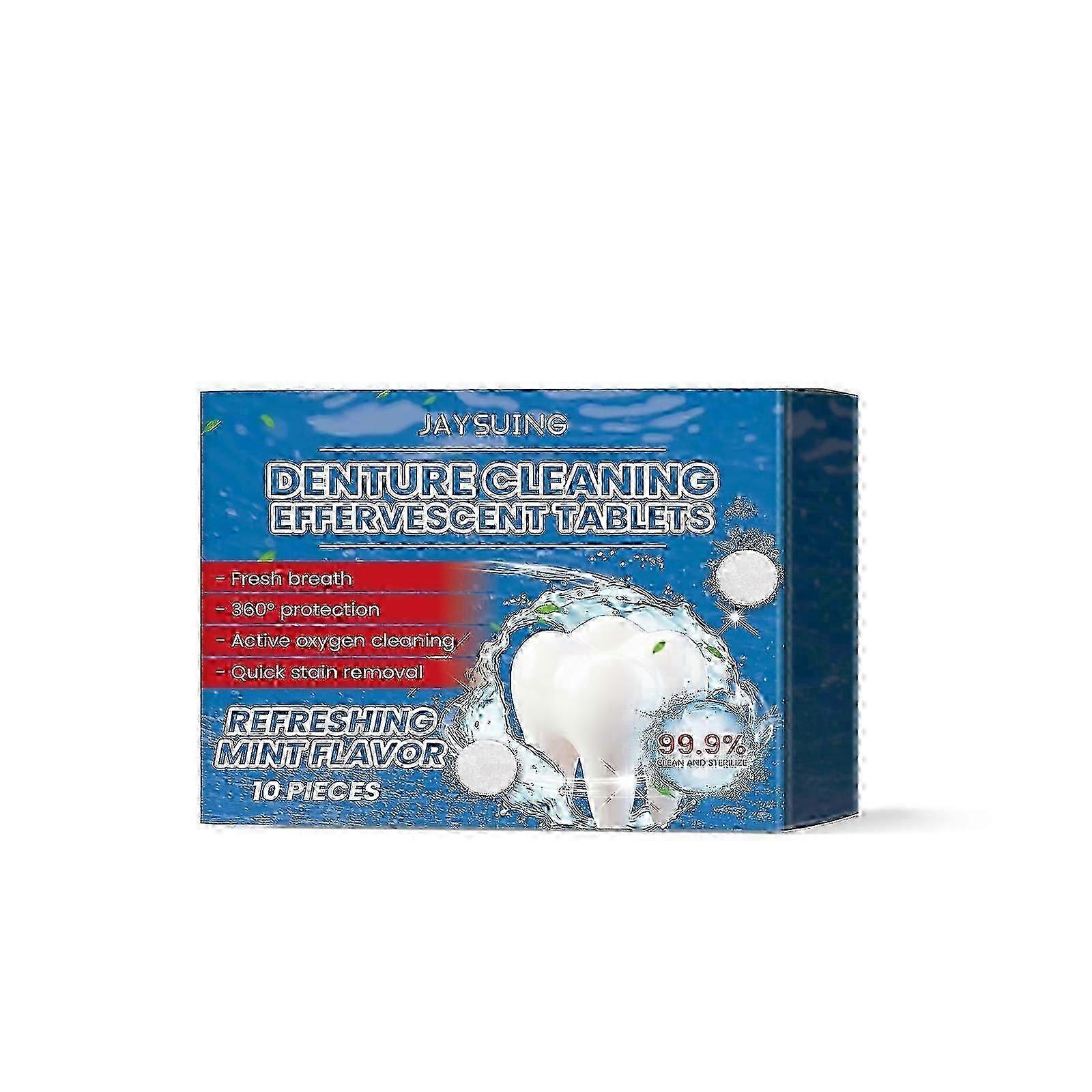 Comprimés effervescents de nettoyage de prothèses dentaires Appareils orthodontiques Comprimés de nettoyage de prothèses dentaires Soins d'hygiène Comprimés effervescents dentaires