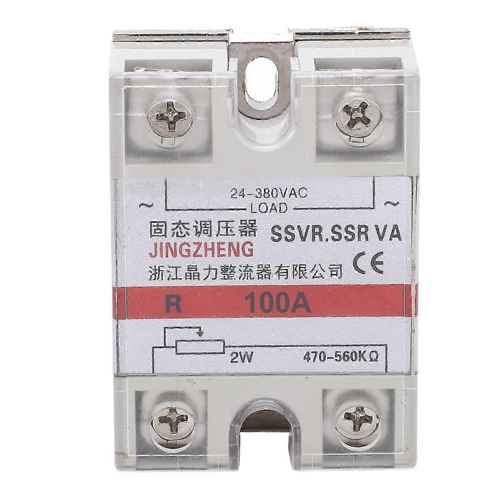 100A Solid State Voltage Regulator Resistance Value Voltage Regulation Solid State Relay SSVR 24380VAC