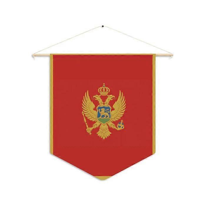 Flag - Montenegro - 30 x 45 cm - Polyester - Double-sided print - Accessories included