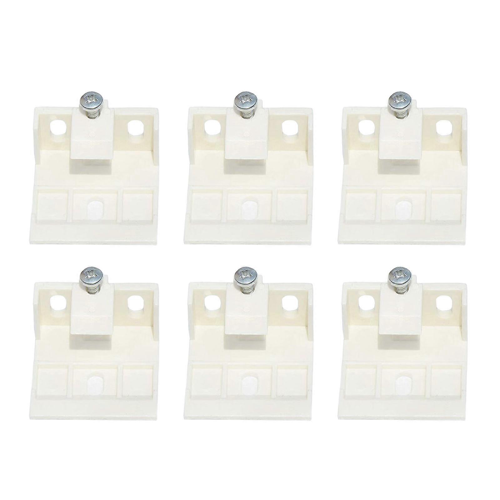 Pack of 6 Portable Blinds Shade Brackets Clip for 3/4Inch Shade Suitable for Honeycombs and Cellular Window Treatments