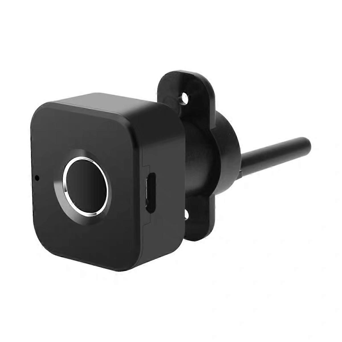 Smart Fingerprint Cabinet Lock-Keyless Black Biometric Lock