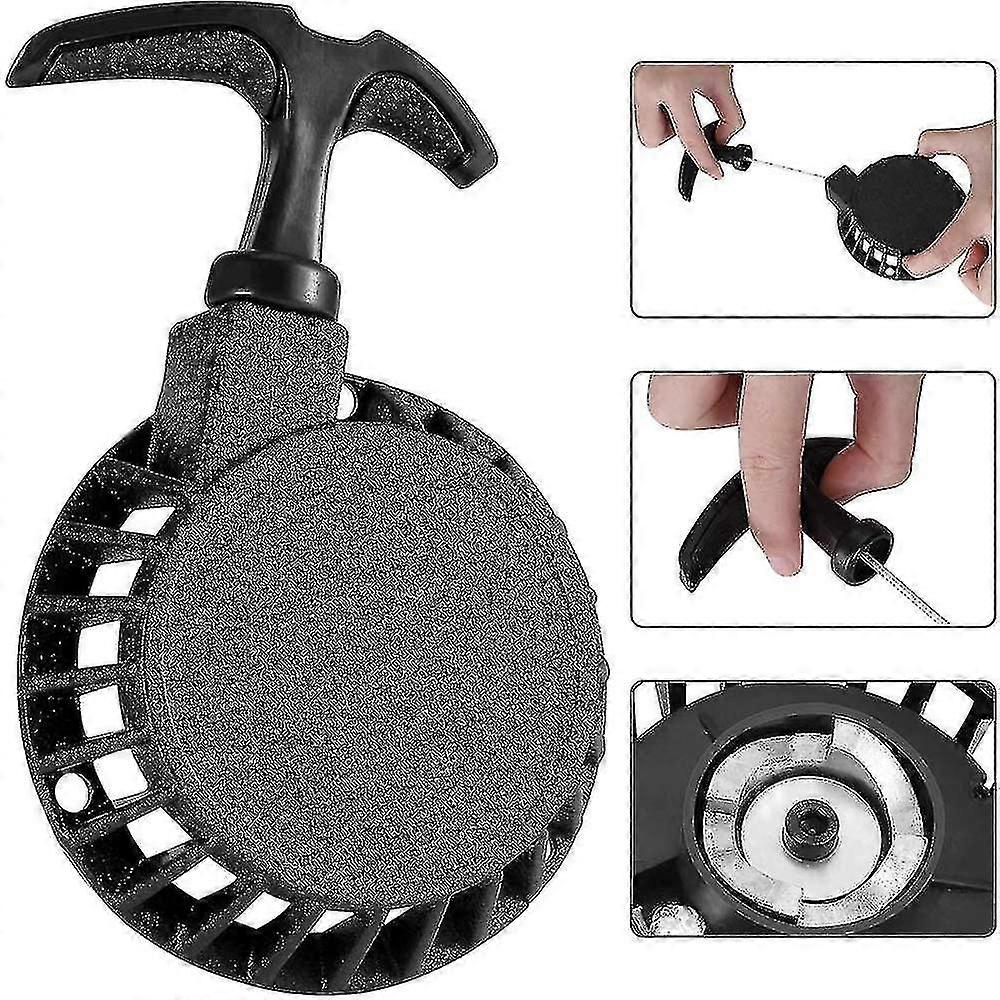 Pull Start Recoil Starter, Pull Starter, Pull Start Recoil Starter Button, Aluminum Recoil Starter, For 49cc P  hwy