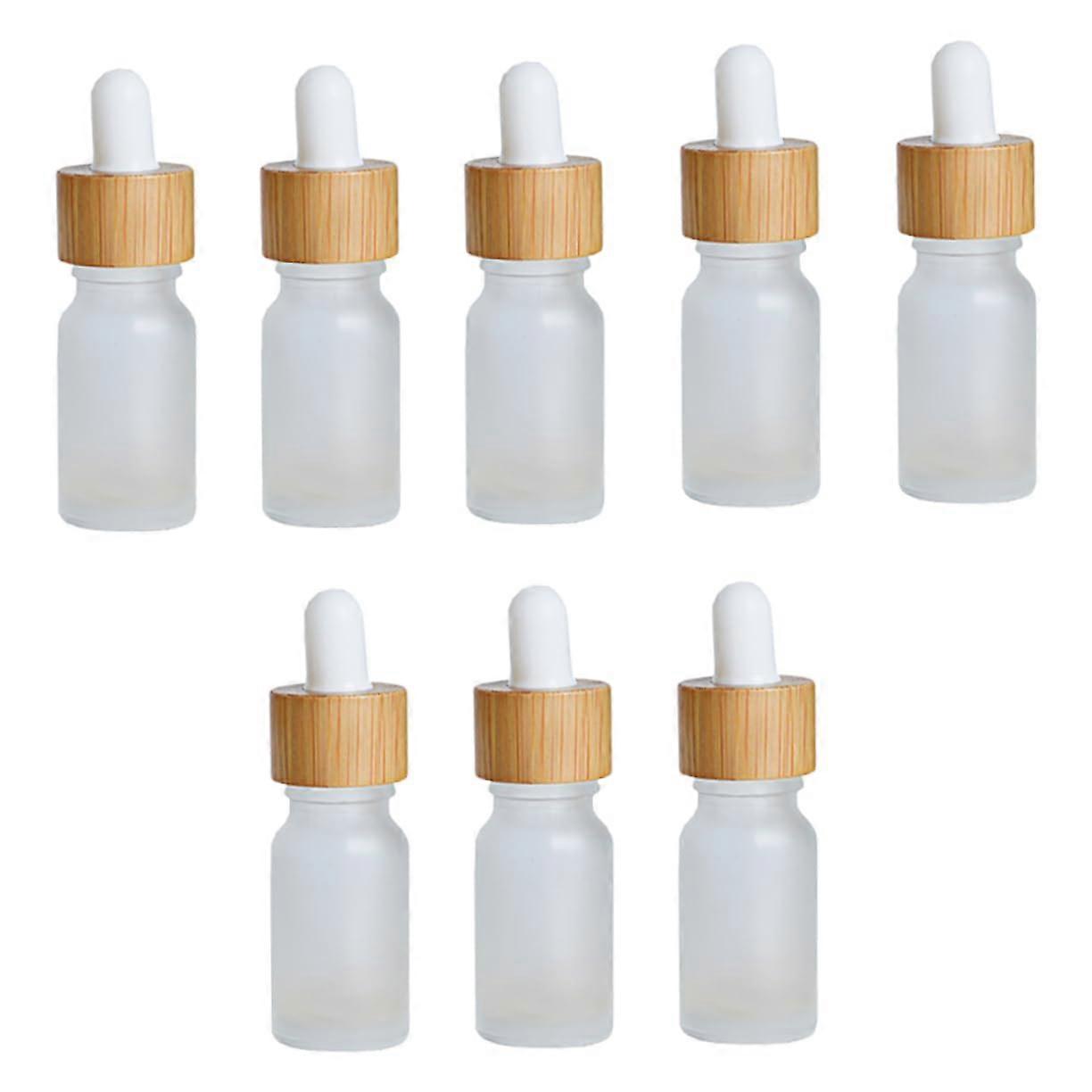 Oil Bottles for Kitchen 8pcs 15ml Glass Dropper Bottles Essential Oil Dispense Empty Containers
