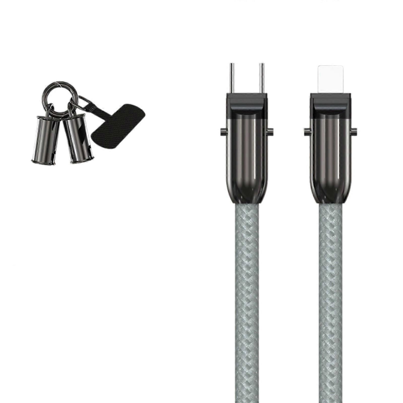 USB C Cable 480Mbps Speed for All USB C Devices USB C Cable PD27W Power Delivery Keychain Feature Shoulder Strap