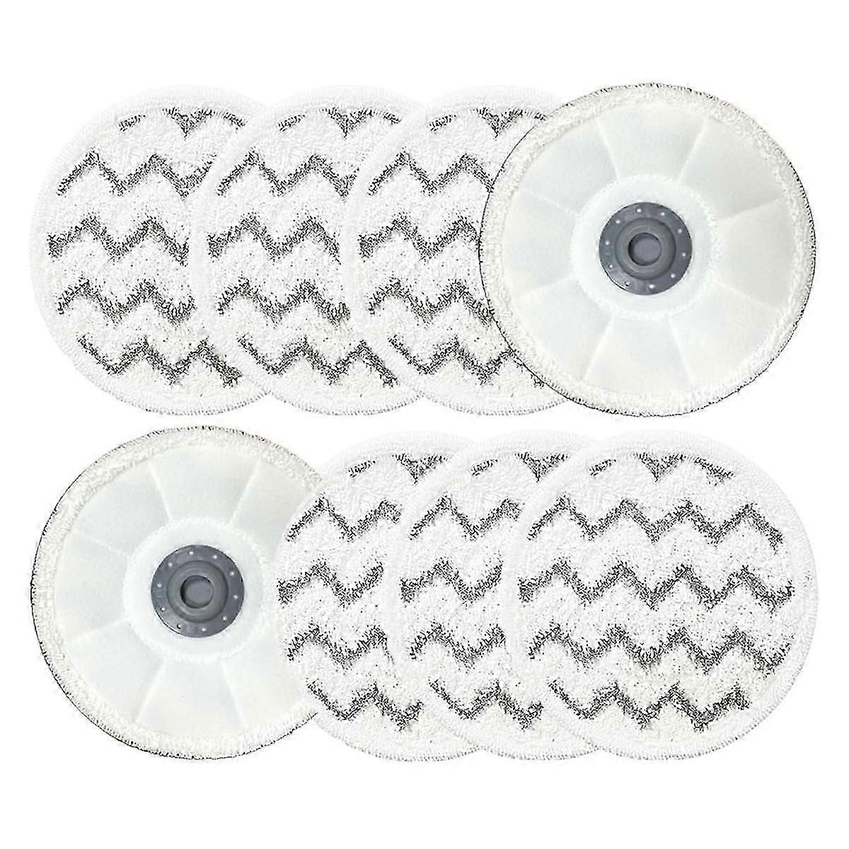 8 PACK 3897A Replacement Rotating Mop Pads Compatible for SmartSteam Scrubbing Steam Mop 3897A 3897
