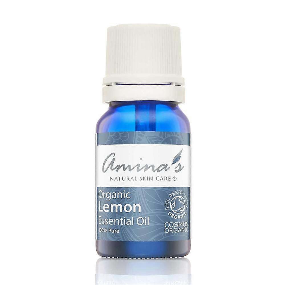 Amina's Natural Skincare Pure Organic Lemon Essential Oil 10ml