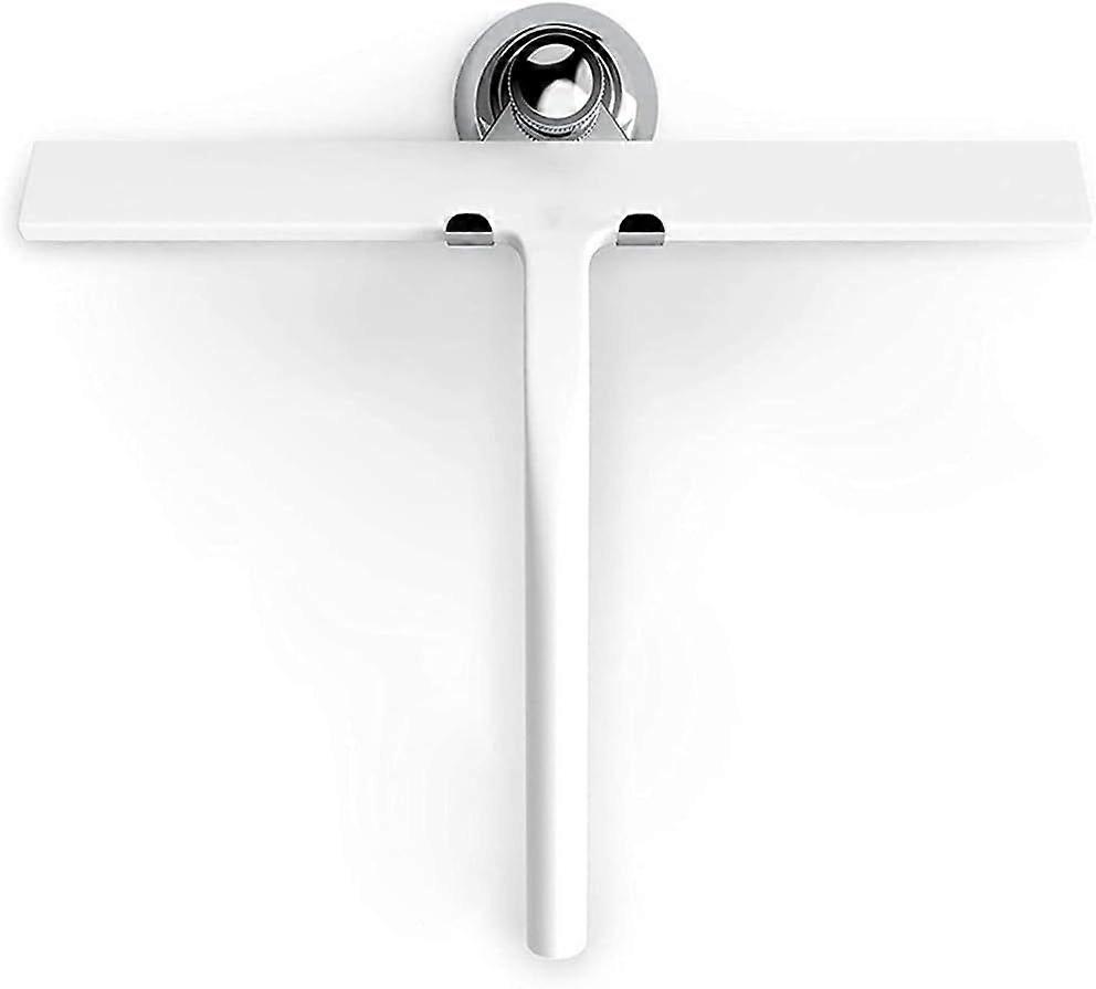 Shower Squeegee, Suction Cup Hook - Silicone Rubber Squeegees for Bathroom Cleaning Window