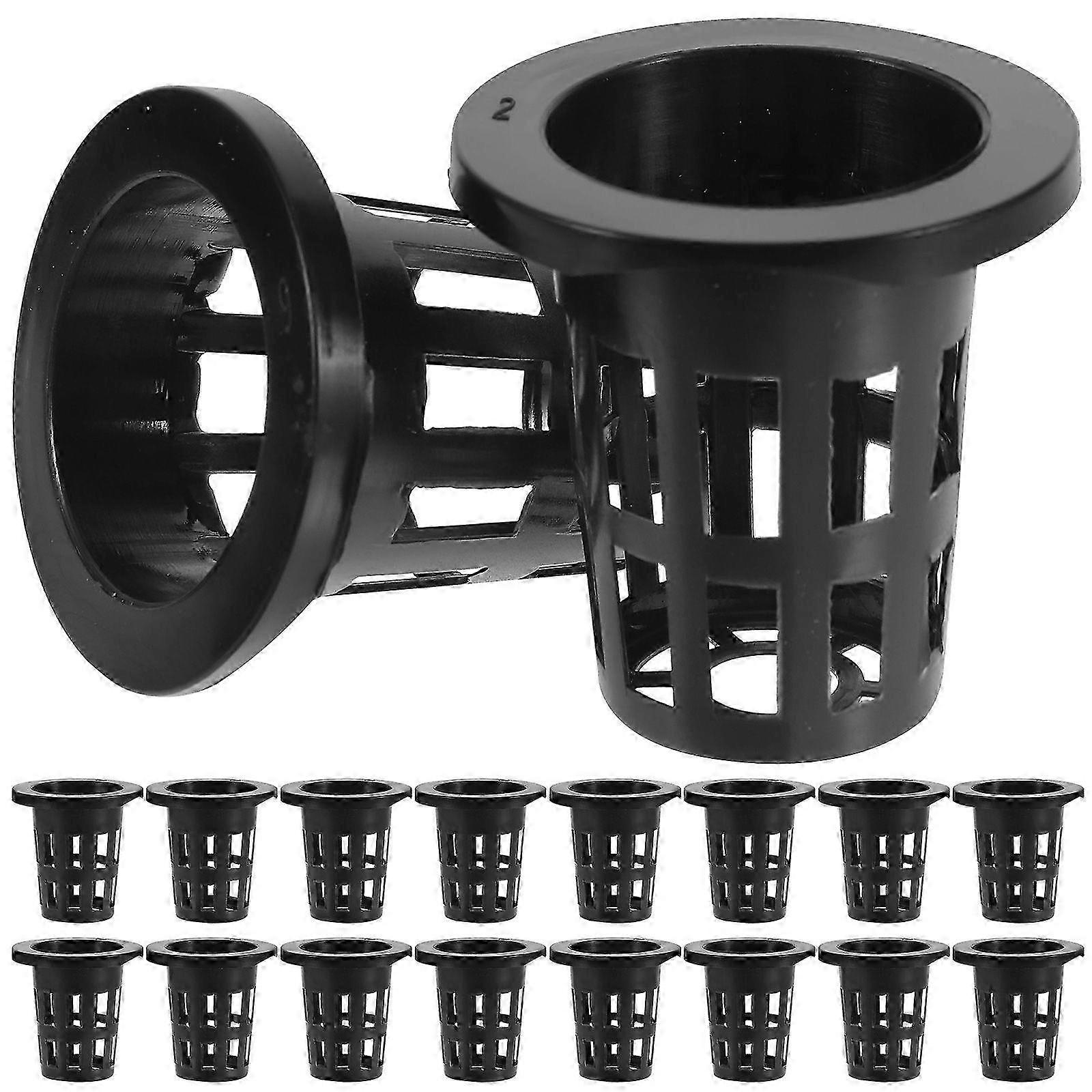 50Pcs Hydroponic Planting Mesh Pots Mini Planting Baskets Reusable Net Pots for Various Plants Garden Use