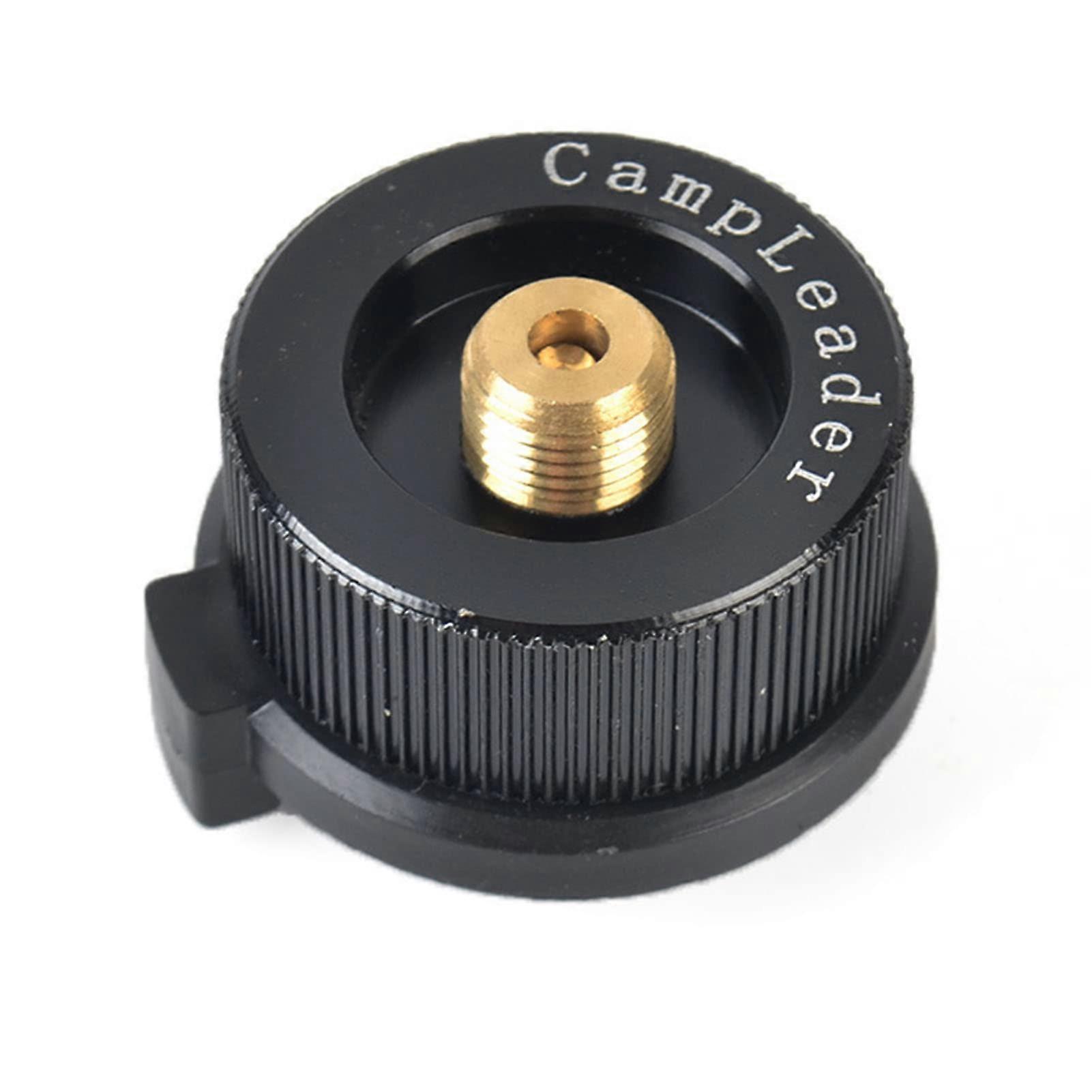 Camping Stove Adapter Propane Butane Canister Converter for Lindal Valve Black Cylinder Gas Cartridge Compatible
