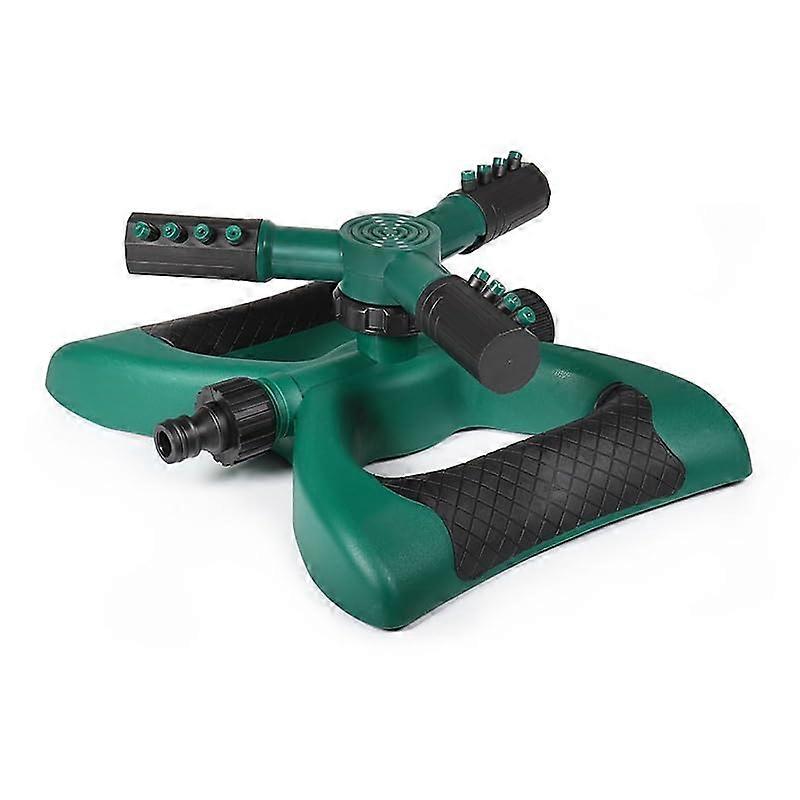 Sprinkler for the yard – 360° rotatable garden sprinkler (Green, 2pack)