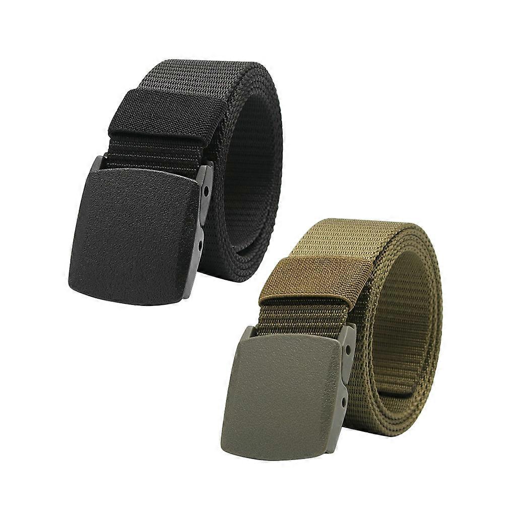 Men's Adjustable Canvas Belt, Made with , Ensures Perfect Tightness
