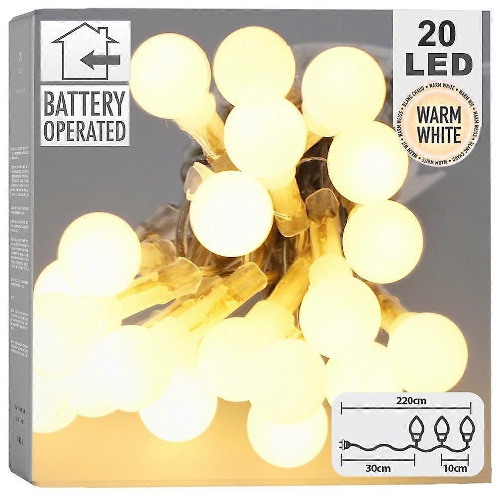 Battery-powered Christmas lights 20 LED 200 cm