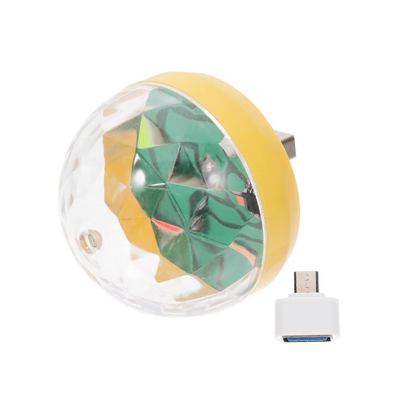 Portable LED Stage Light, Enhance Your Party with Sound Reactive Mini USB Design