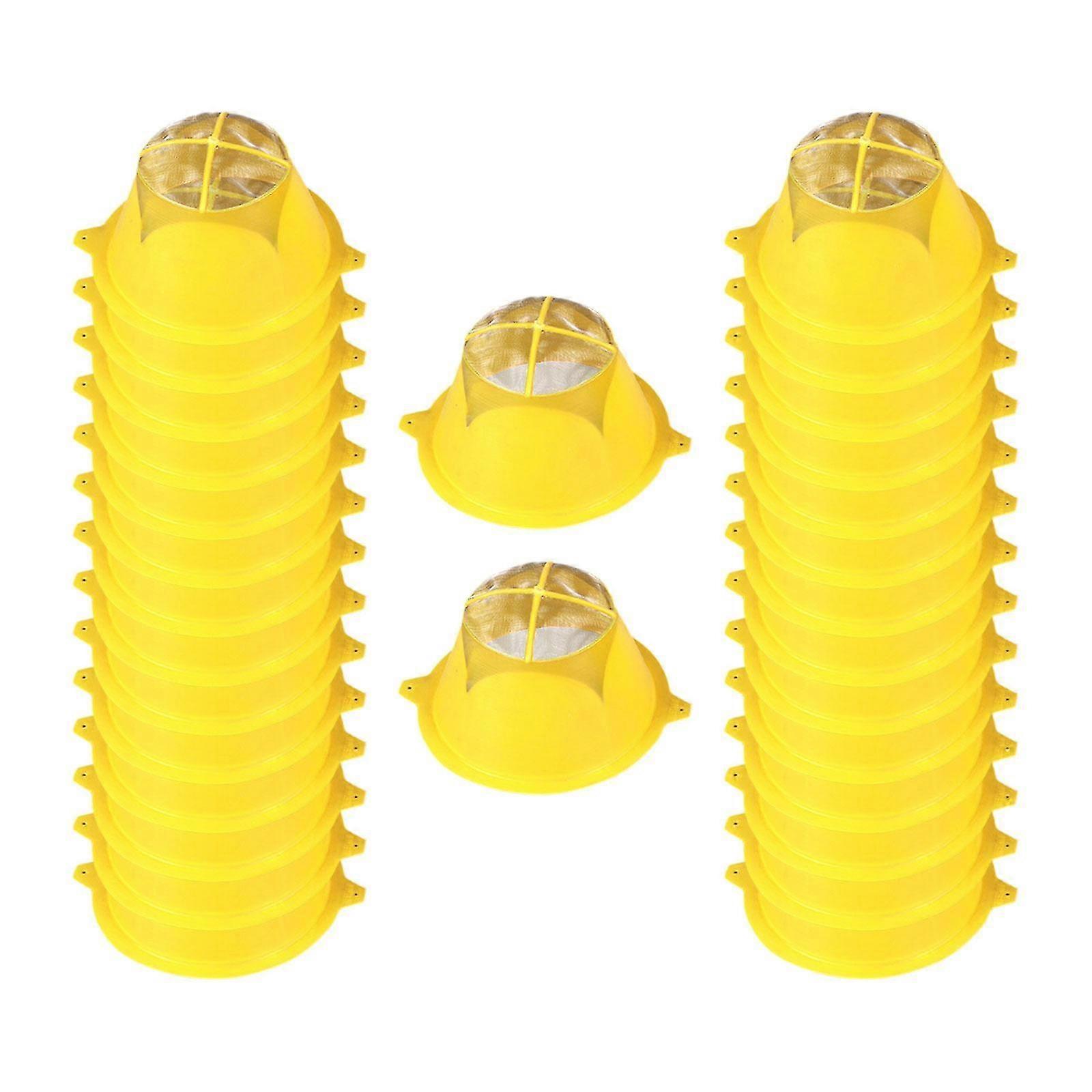 30Pcs Reusable Industrial Nylon Mesh Paint Filter Made of Durable Fine Nylon 100 Micron Suitable for Food Residue Removal