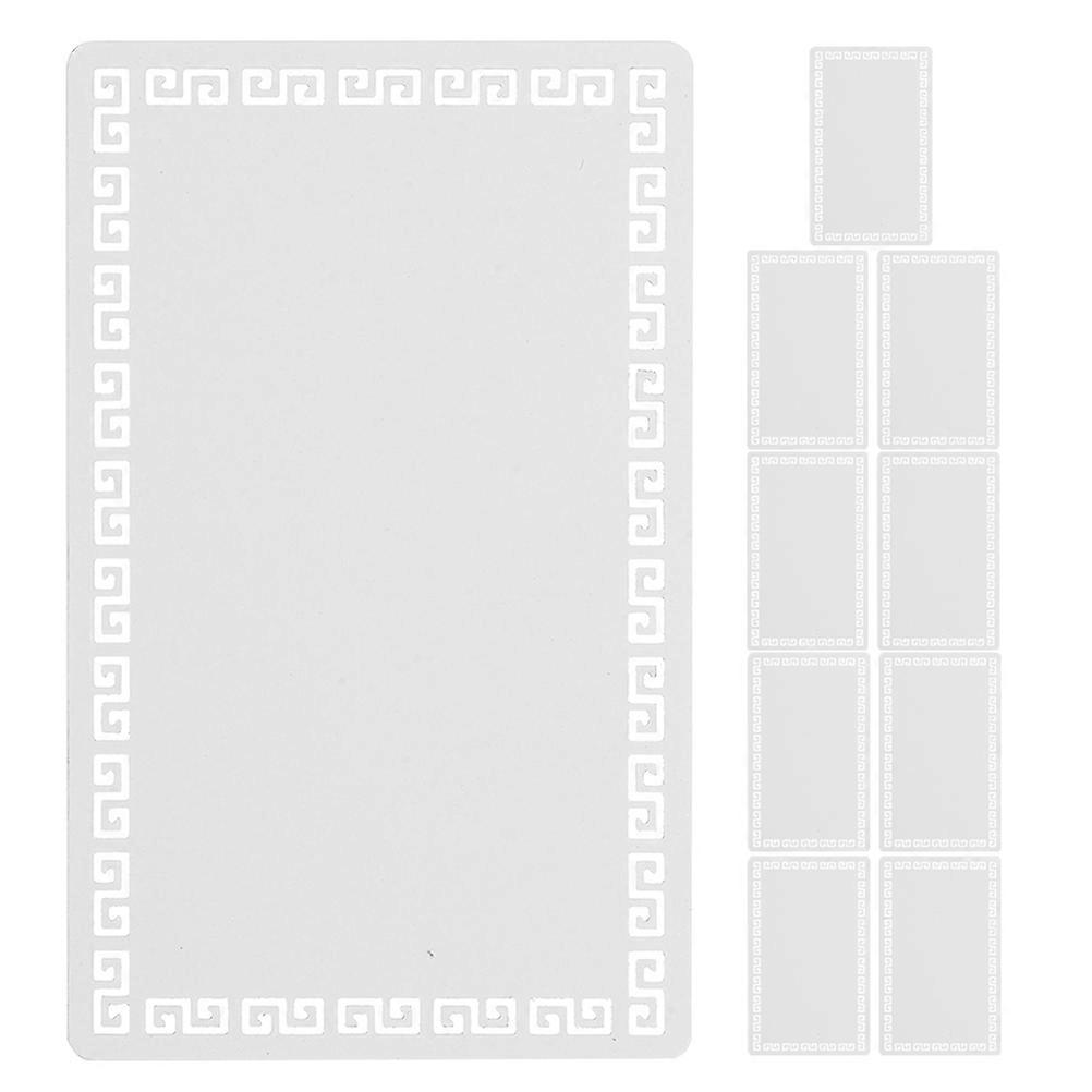 Metal Sublimation Blanks Diy Business Card Printing Rectangle Shape Professional Style 10Set