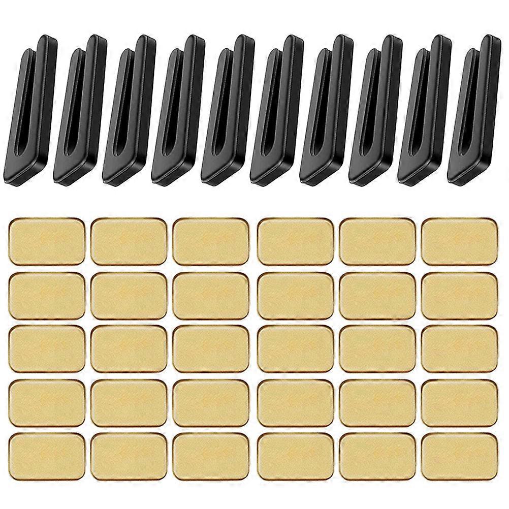 Fan Balance Kit Ceiling Fan Metal Clip Shape Epoxy Material Hotel Use Wobble Correction 10 Sets