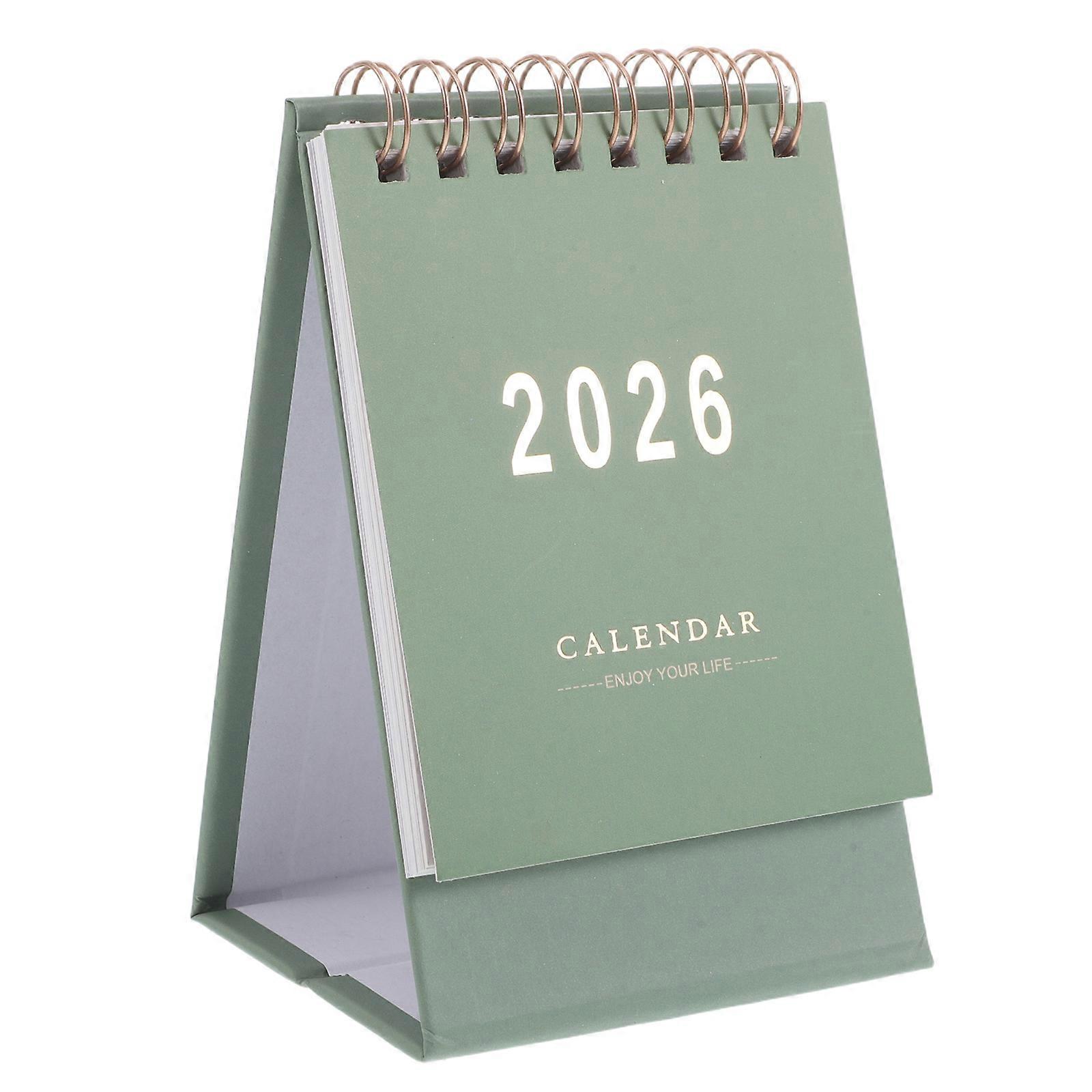 Compact Mini Desk Calendar – Stylish Portable Planner for Home Office & Efficient Monthly Scheduling – Small Desktop Organizer Accessory