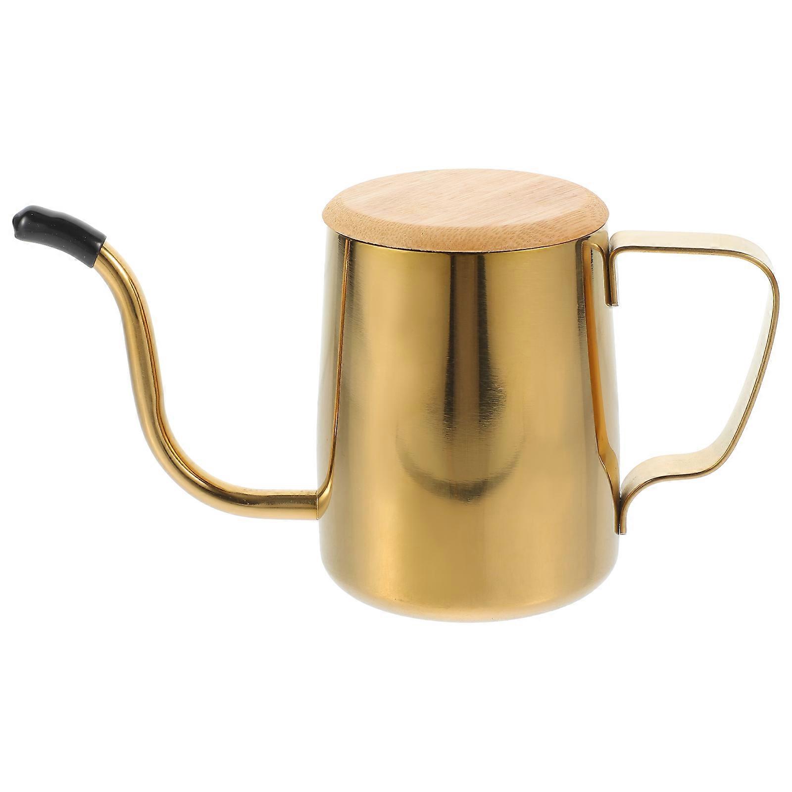 Stainless Steel Gooseneck Coffee Kettle with Precision Spout for Controlled Pouring, Multi Use Stovetop Pot for Coffee and Tea Brewing