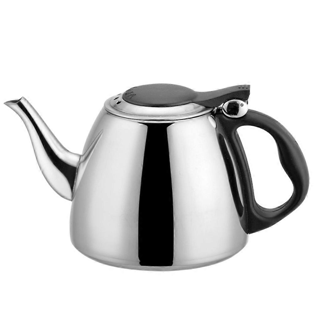 Teapot For Gas Stovetop 1.2L Stainless Steel Water Kettle Flat Bottom Heating Teakettle Assorted Color Insulated Handle 1Pc
