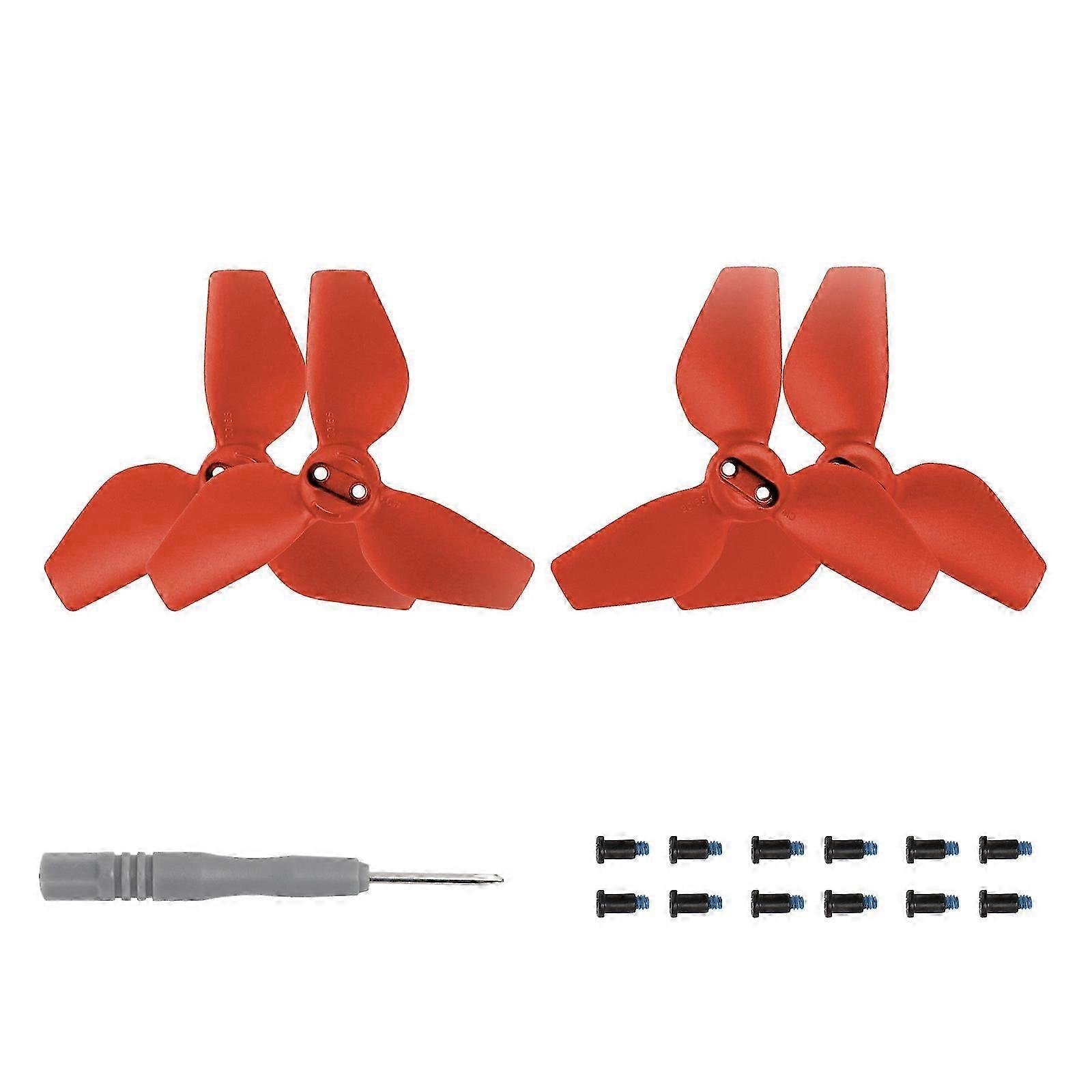 Quick Release Quadcopter Propellers for UAV Enhances Flight Stability,Quadcopter Propellers (1/2 Pairs)  Red