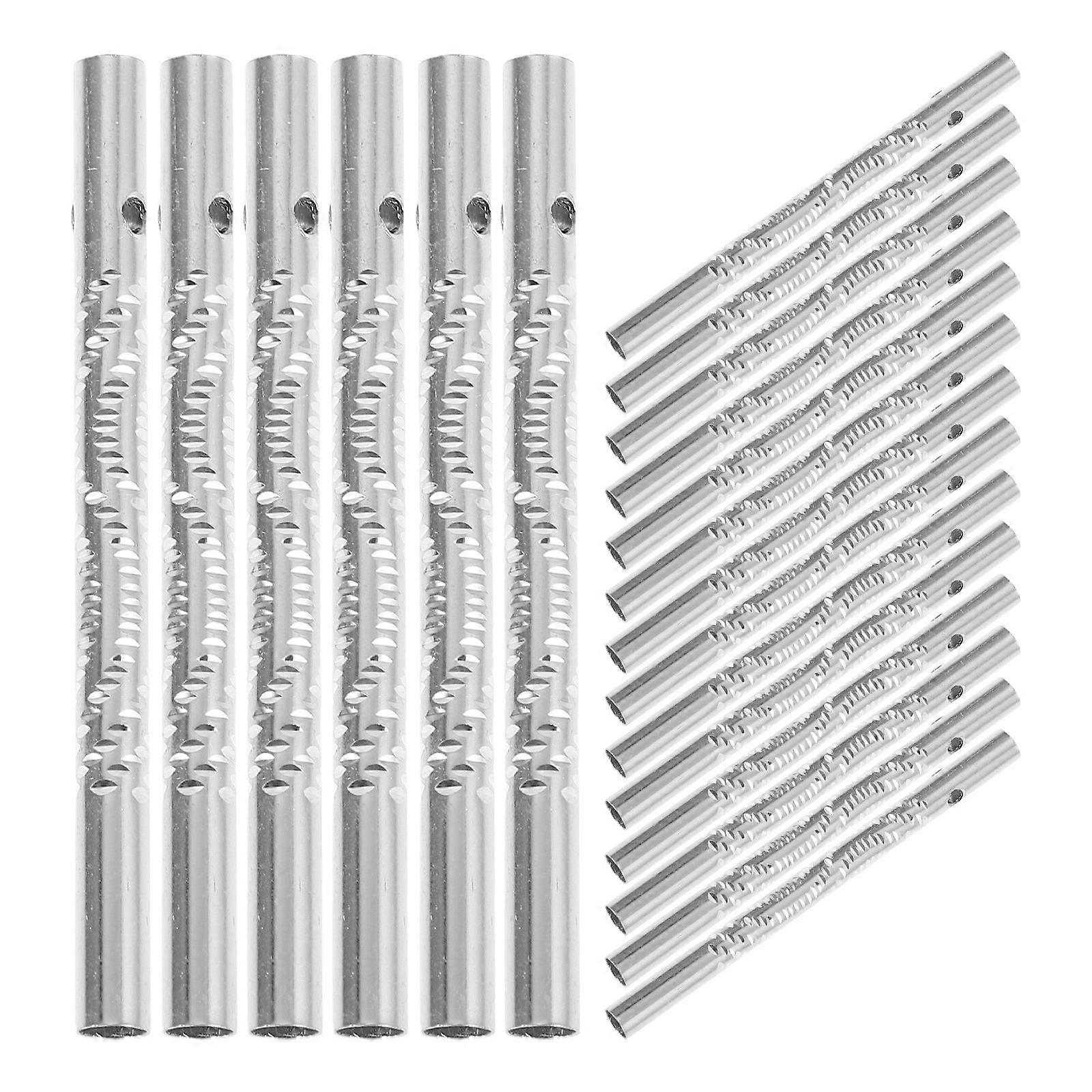 20pcs Metal Wind Chime Tubes   DIY Craft Accessories for Handmade Wind Chimes   Crisp Sound for All Ages   Ideal for Crafting Skills Development