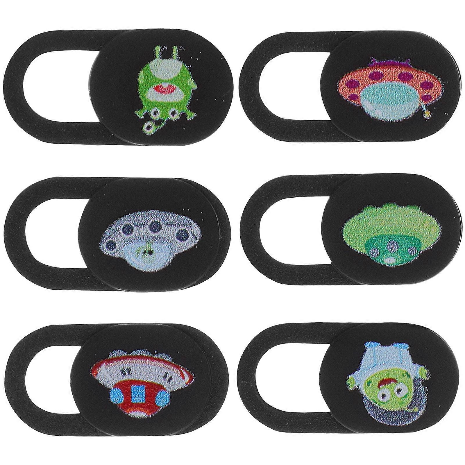Laptop Camera Cover Slide Thin Privacy Protection Assorted Color 6Pcs