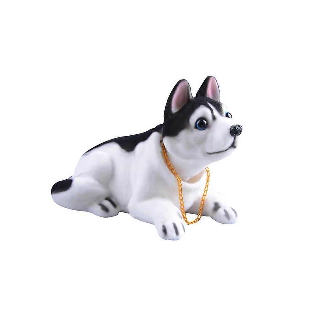 Dog Head Decoration for Car Dashboard Shaking Head Multi 15.00X8.00X6.50CM 1Pcs