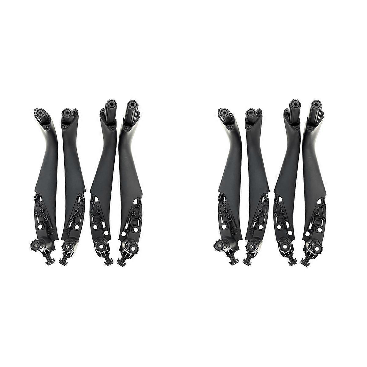 4Pcs Left & Right Car Door Handle Inside Panel Trim for 5 Series