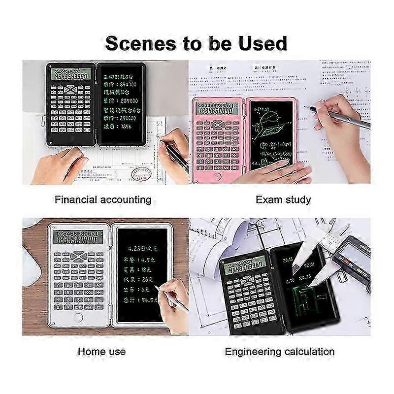Scientific Calculators, 12-Digit LCD Display Pocket Office Desktop Calculator for Home School Meeti