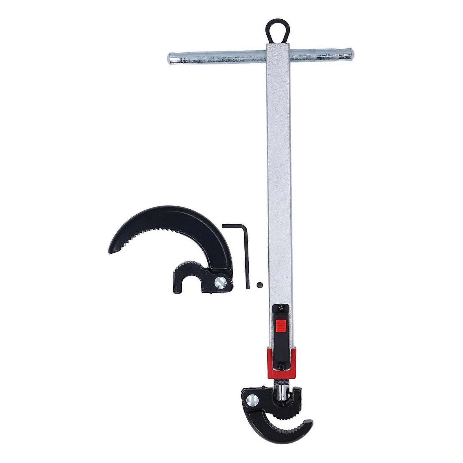 250 mm basin wrench, basin wrench, hardened steel, 180° double heads, springloaded jaws, basin wrench, basin wrench, faucet wrench.