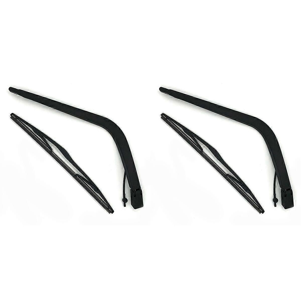 2X Car Rear Wiper Blade and Arm for 1 1997-2008 Door SUV Natural Rubber