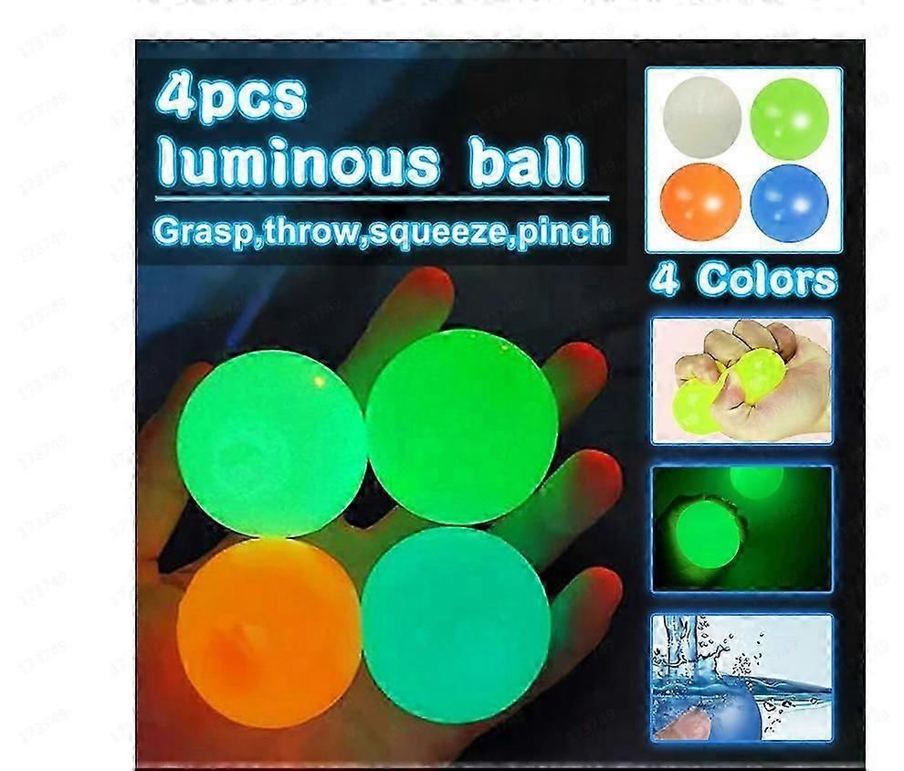 4pcs Led Glow Balls Colore Misto