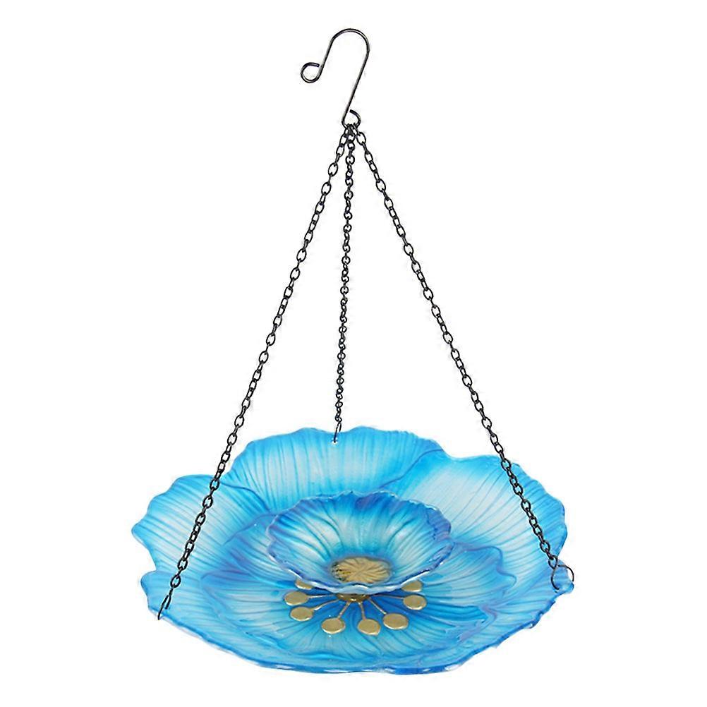 Decorative Bird Feeder Garden Flower Modeling Hanging Design .50X30.50X43.00cm Feeding Birds 1Pack