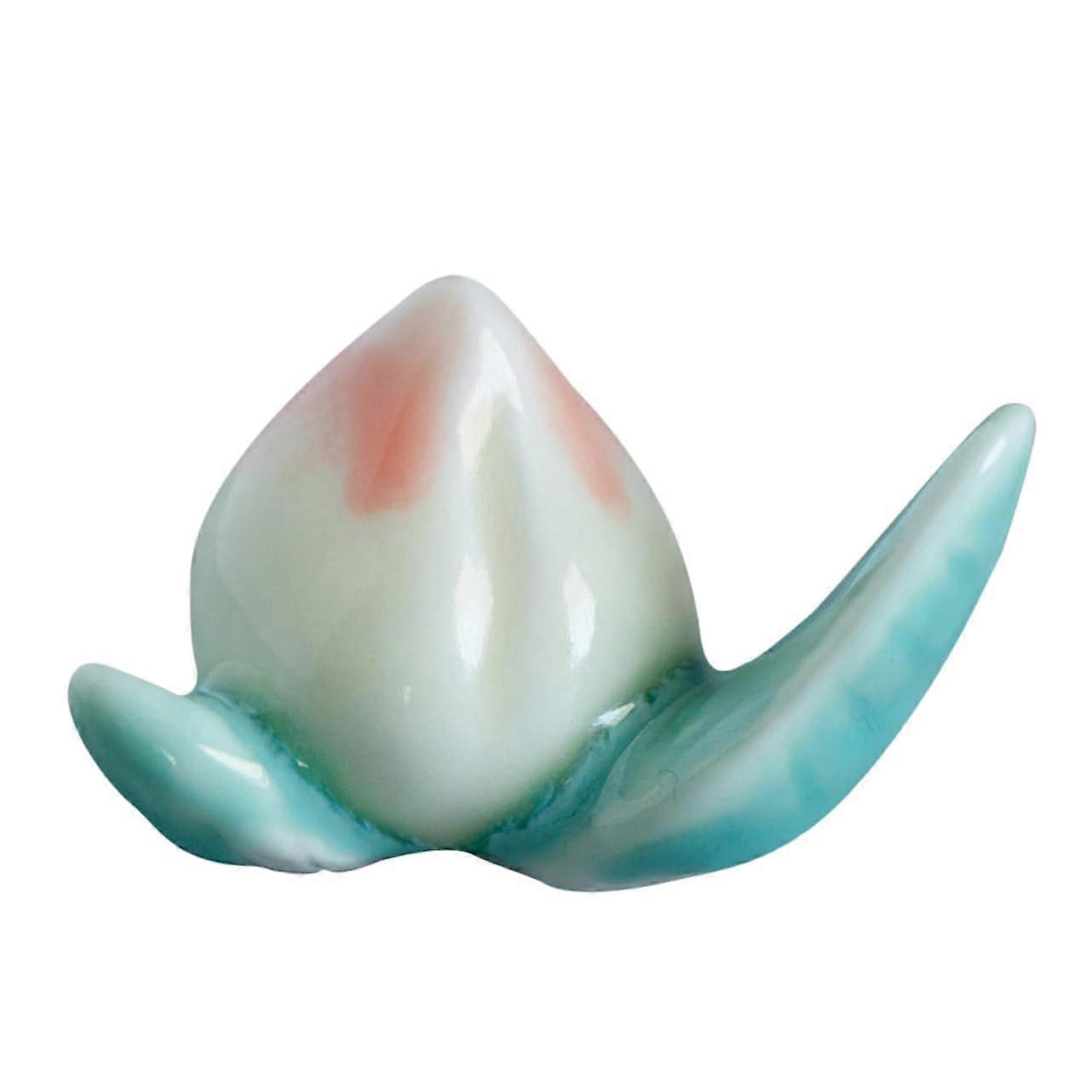 2 pieces Peach Tea Pet Decoration Creative Chopstick Holders Chopstick Stand Chopstick Rest Tableware Holder Practical Chopstick Stand Ceramic