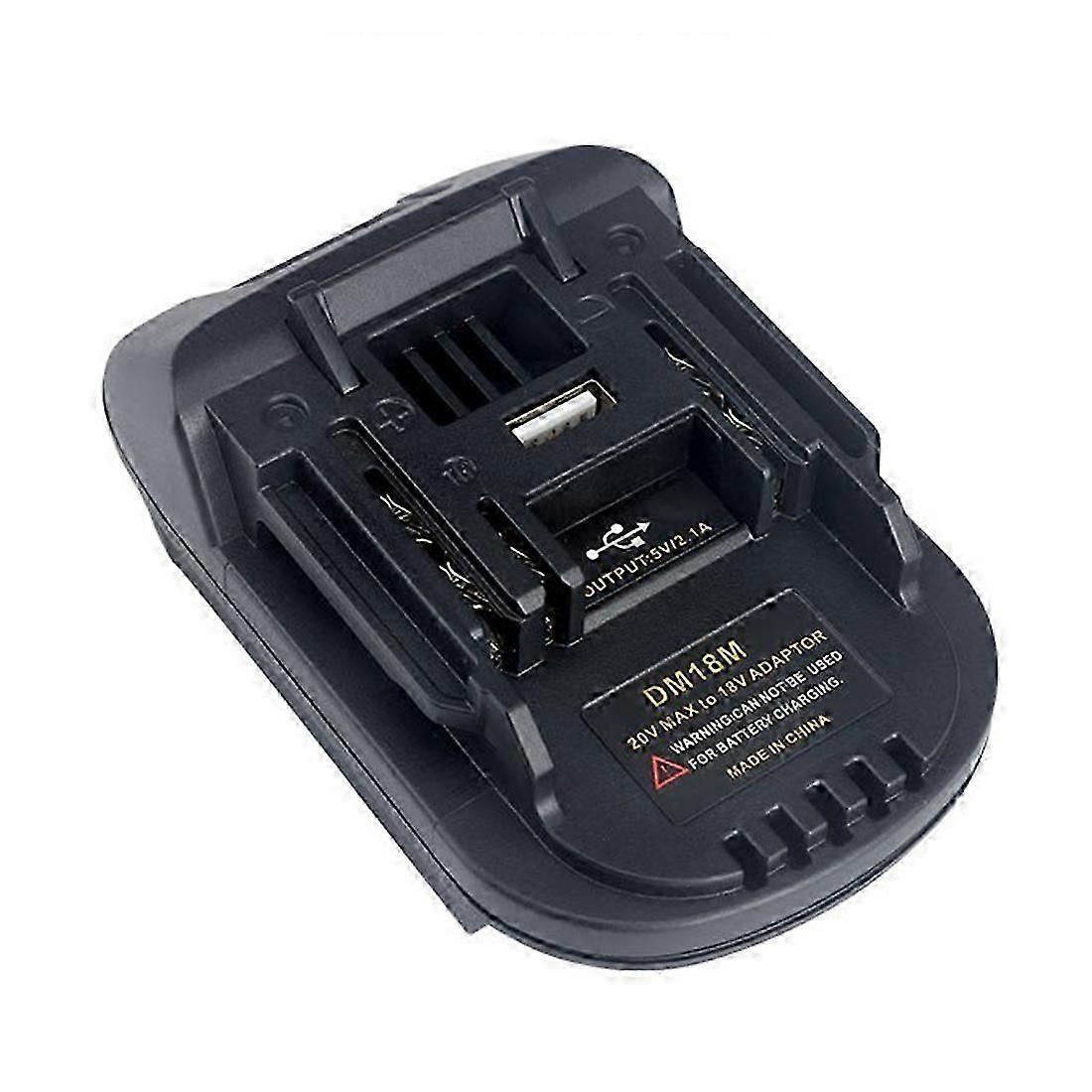 محول محول البطارية DM18M ل Milwauke M18 لبطارية DEWA 20V تحويل إلى Makita 18V BL18