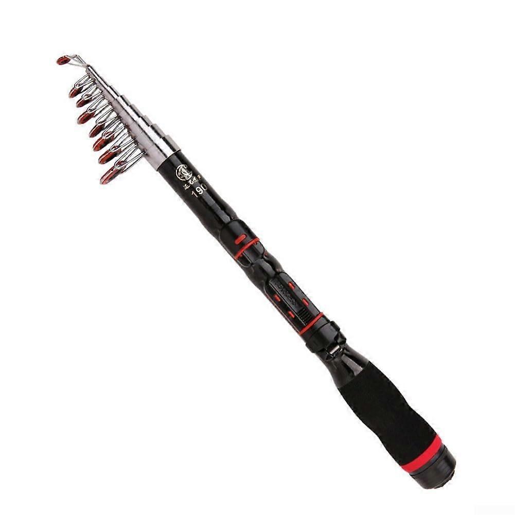 Telescopic fishing rod with material, 1.0 m length, suitable for all waters.