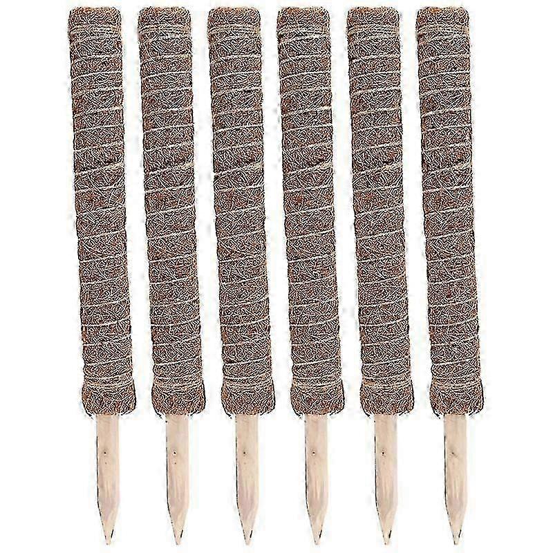 Coconut Fiber Support Stake, 6PCS Plant Support Poles