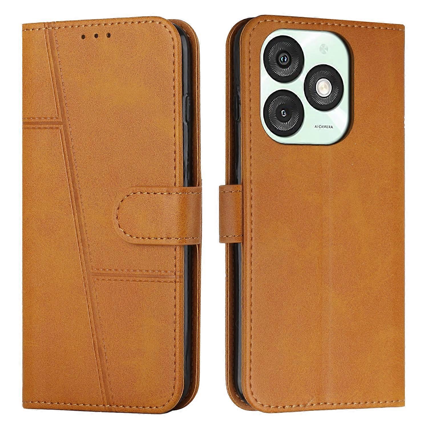 For itel A50 Stitching Calf Texture Buckle Leather Phone Case
